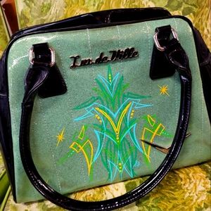 Pinstriped Lux De ville bag